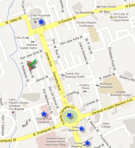 Map to STK Ta Bai