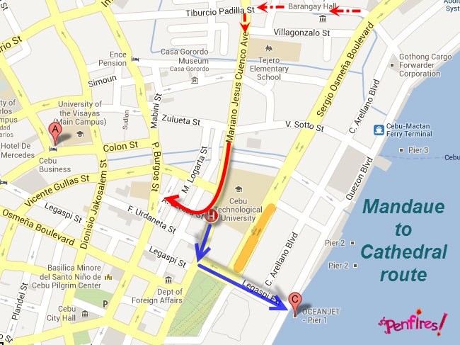 By jeep Mactan Airport - Pier 1 Oceanjet