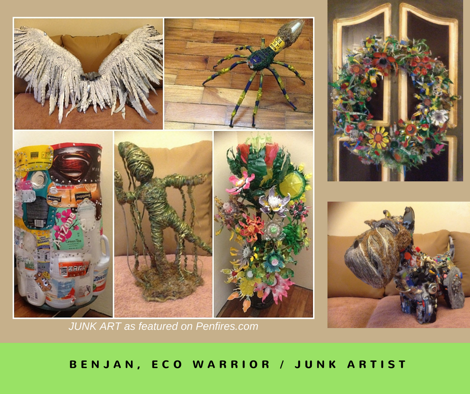 BenJan, eco warrior and junk artist
