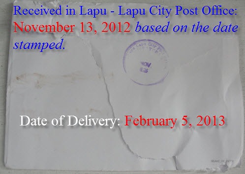 Philpost - Delayed Mail Delivery