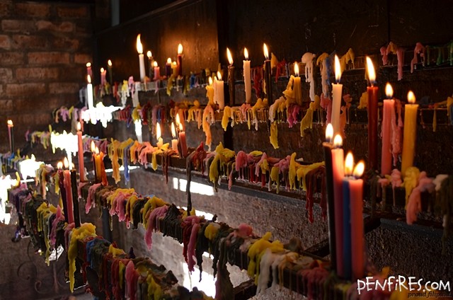 Candle area Liliw Church