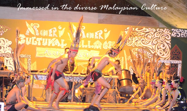 malay dance presentation mari mari village