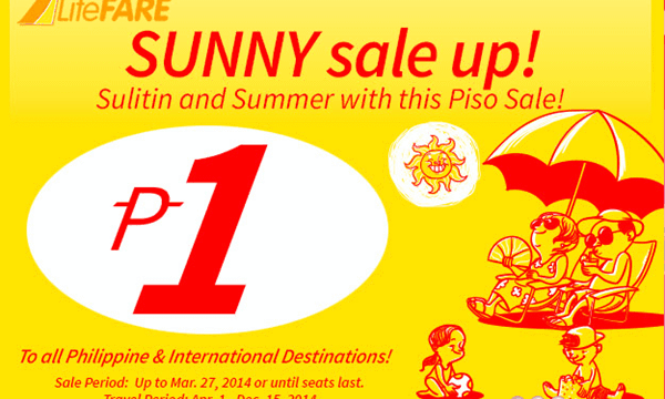 1 piso fare promo 2014, 2015, 2016