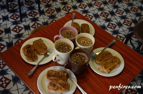 Tsokolate Aguada at Putu Babi