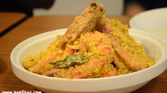 Cereal Prawn in Angeles Restaurant