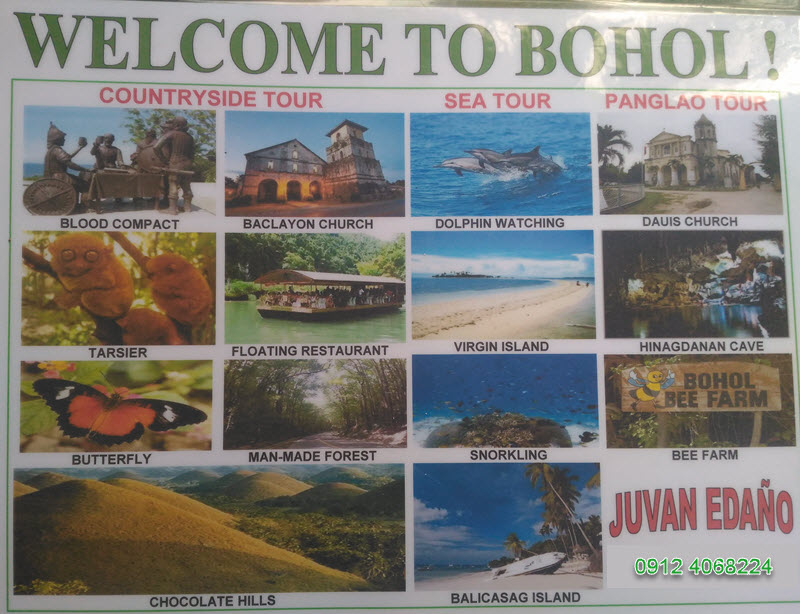 Bohol Tour Services and Rates