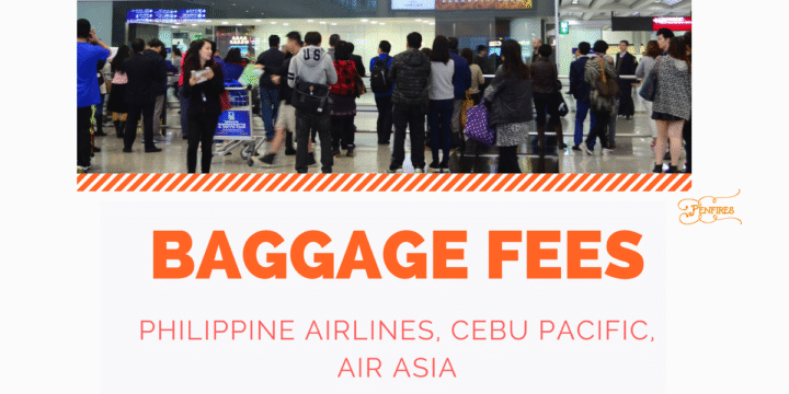 2017 baggage fees cebu pacific philippine airlines airasia
