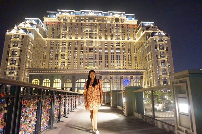 Parisian Macao Hotel at Night