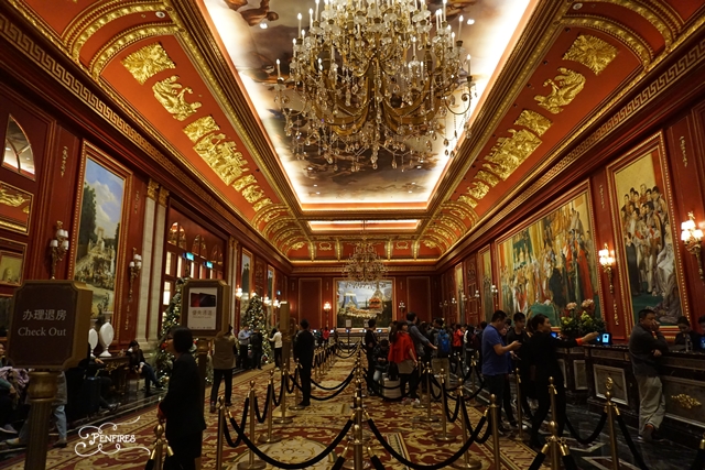 parisian macao hotel reception area