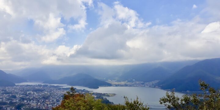 The scenic town of Kawaguchi