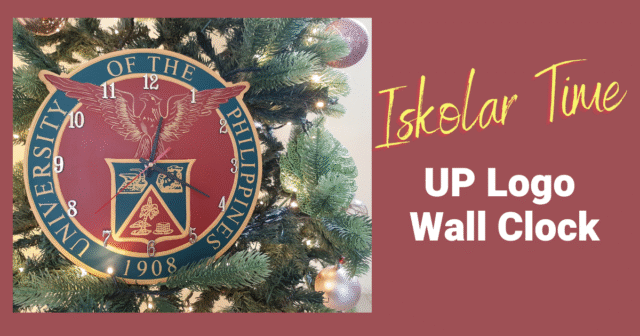 UP Logo Wall Clock Iskolar Time