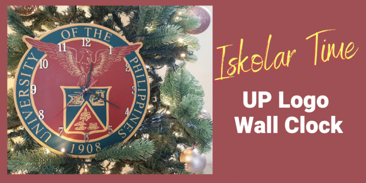 UP Logo Wall Clock Iskolar Time