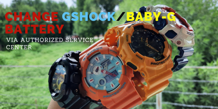 replace gshock battery price and authorized service center