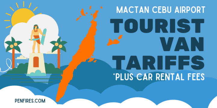 mactan airport van fees