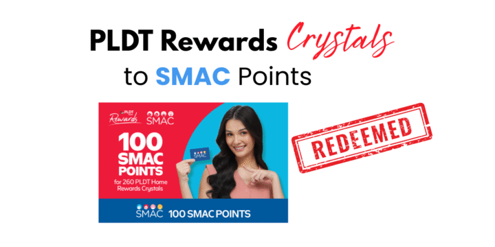 pldt rewards crystals to smac points